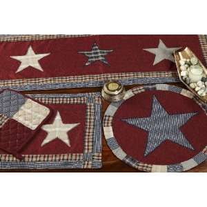  Blue and Red Star Pot Holder