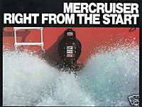 1977 MERCRUISER STERN DRIVES INBOARDS SALES BROCHURE  