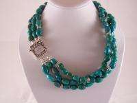 Lauren Michael Sterling Silver Turquoise Necklace  