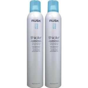 Rusk Thickr Thickening Hairspray for Fine or Thin Hair   10.5 Oz., 2 