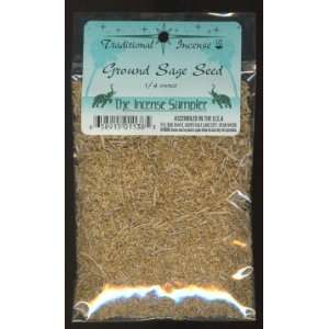  Ground Sage Seed   1/4 Ounce   Natural Incense Beauty