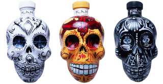 NEW Ed Hardy Skull Tequila KAH Blanco Reposado Anejo miniatures 50ML 