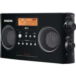 NEW SANGEAN PR D5 BK DIGITAL PORTABLE STEREO RECEIVER WITH AM/FM RADIO 