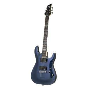  Schecter Damien Elite Electric Guitar   Dark Metallic Blue 