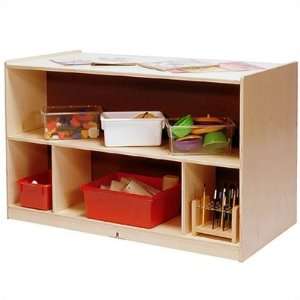  Sized Double Sided Storage (2 Large Storage Areas with 12 Cubbies 