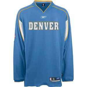 Denver Nuggets Team Authentic Long Sleeve Shooting Shirt  