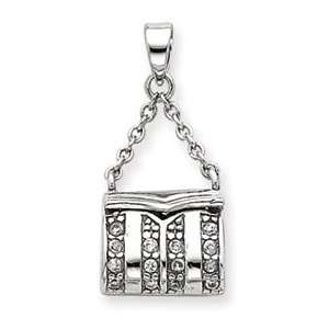  Sterling Silver Purse Charm QC4235 Jewelry