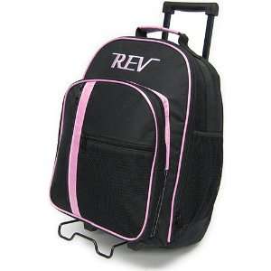  Rev Single Roller Pink/Black Bowling Bag: Sports 