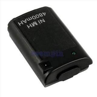   4800mAh Battery Pack for Xbox 360 Controller+USB Charger Cable  