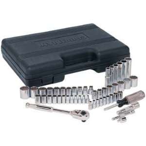   (SAE/Metric) Socket Wrench Set 1/4 and 3/8 Drive