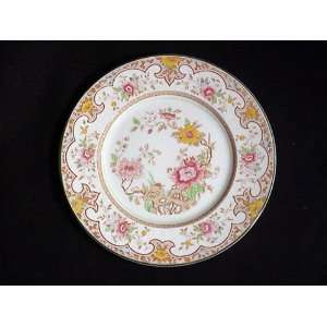  GRINDLEY CREAM SOUP/SAUCER HARMONY (MULTI FLORAL W/GRN 