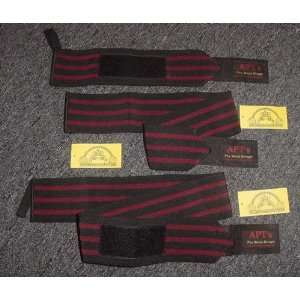   Maroon/Blk Wrist Wraps Weight Lifting Convict Pro
