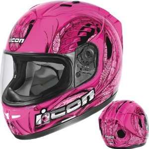  Icon Alliance SSR Speedfreak Full Face Helmet Small  Pink 
