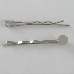  Bobby Pin Hair Stick Metal with Pad 1 7/16 In 37mm (12 