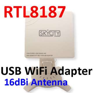 Long Range High Power USB Wireless WIFI Adapter+Antenna  