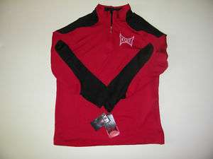 Tapout Men Exercise Martial Arts Red/Black LS Jacket XL  