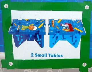   Manny 4 IN 1 Foam Work Bench Table & Chairs Play Set Soft Tools  