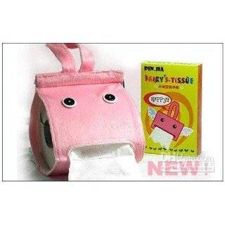 BDS   Cute Pink Bathroom Toilet Tissue Paper Roll Holder Cover