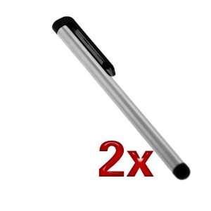  GTMax Silver Touch Screen Stylus Pen   2 Pack for Verizon 