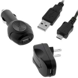  GTMax 6 FTMicro USB Sync & Charge Cable + USB Car Charger + USB 