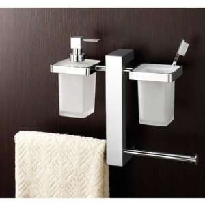  Nameeks 7637 Wall Mounted Rack With Toothbrush Holder 
