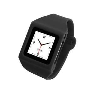   Wrist Watch Case for iPod nano 6G   Black  Players & Accessories