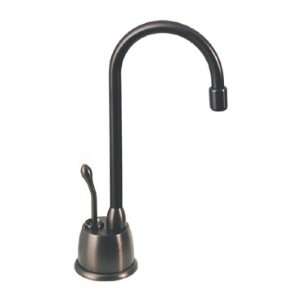   Water Dispenser with Gooseneck Spout and Self Closing Hot Water Handle