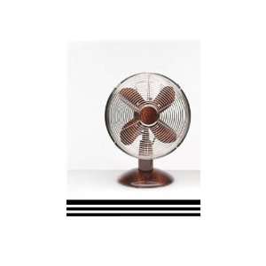   Deco Breeze Colored Table Top Metal Fan in Tiger Print: Home & Kitchen